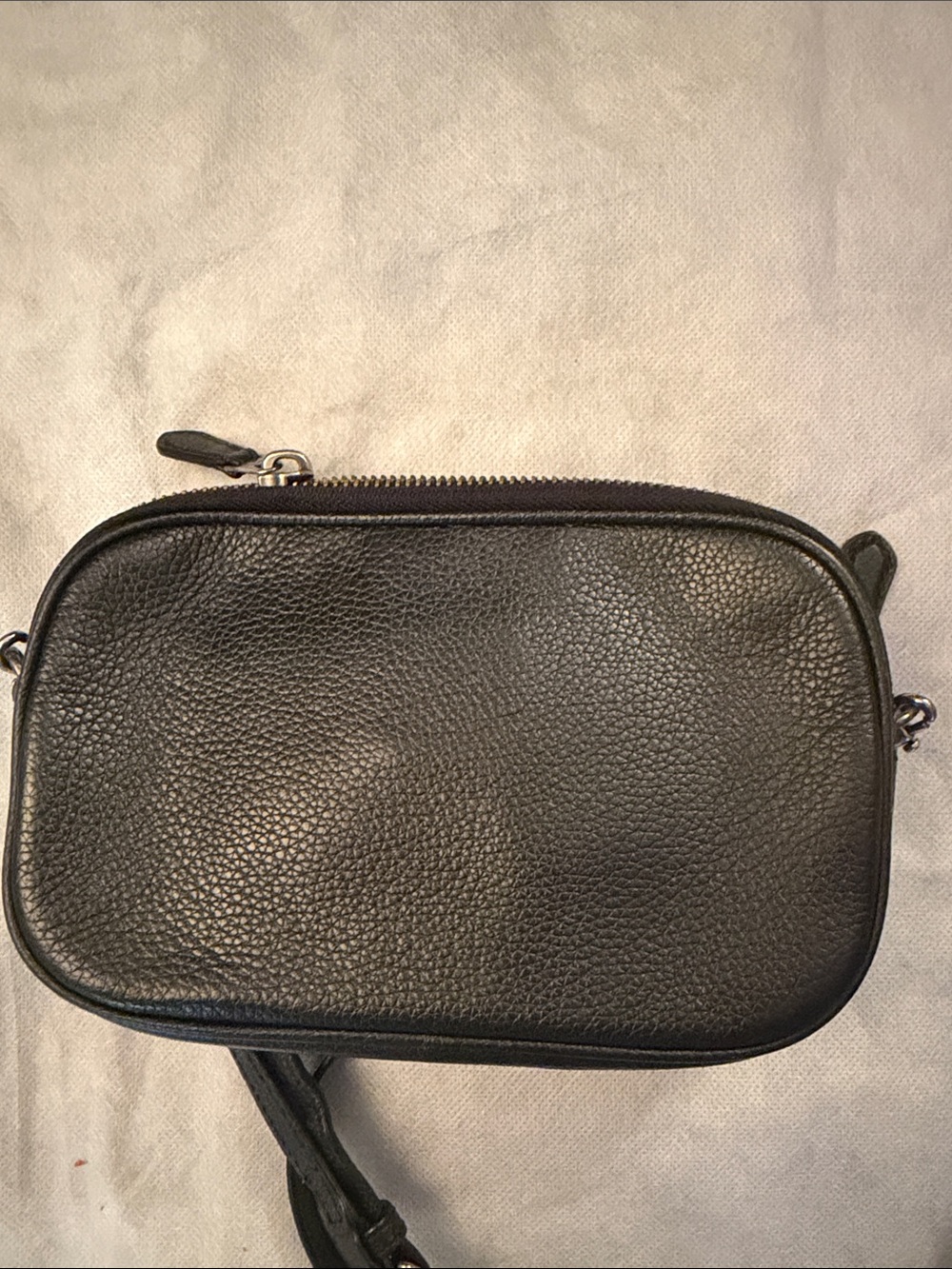 Coach Black Pebbled Leather Studded Crossbody Bag - Picture 3 of 11